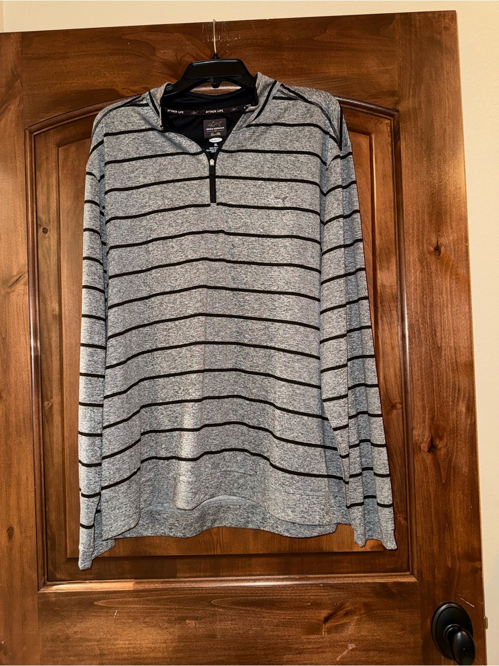 Greg Norman for Tasso Elba PlayDry Quarter-Zip Pullover – XL